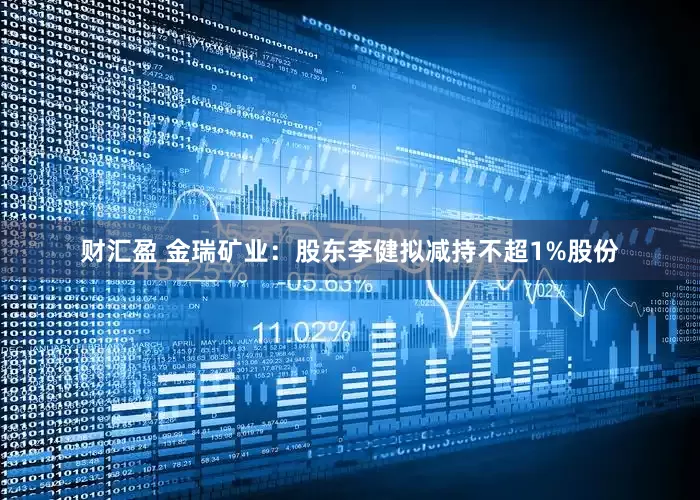 财汇盈 金瑞矿业：股东李健拟减持不超1%股份