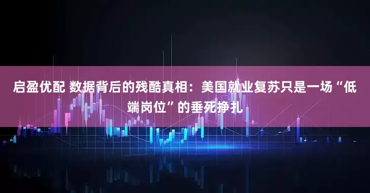 启盈优配 数据背后的残酷真相：美国就业复苏只是一场“低端岗位”的垂死挣扎
